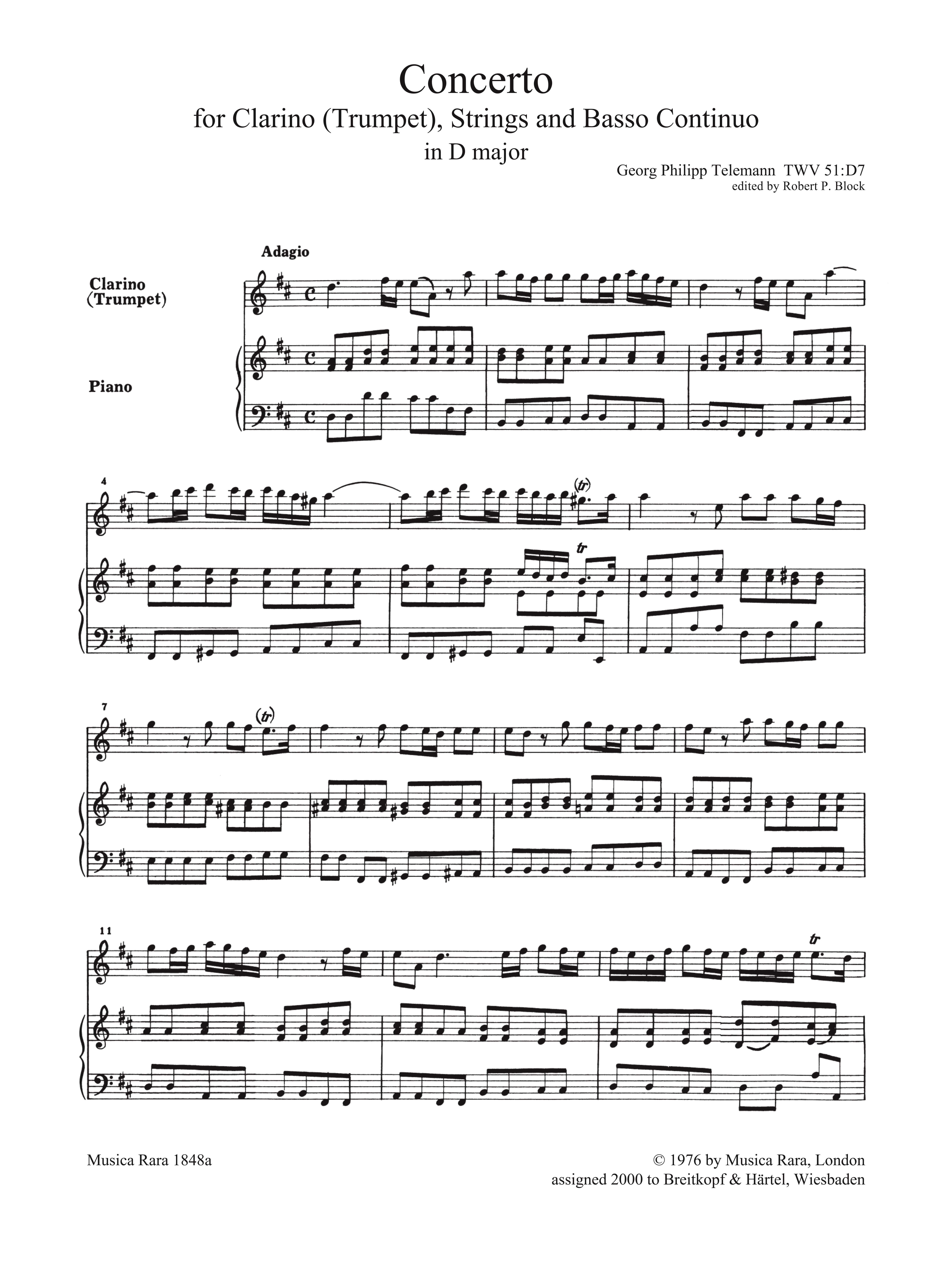 Konzert D-Dur