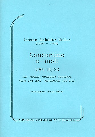 Concertino e-Moll MWV9,30