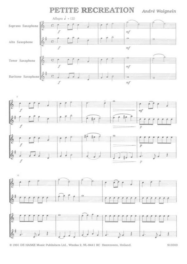 Easy Saxophone Ensemble