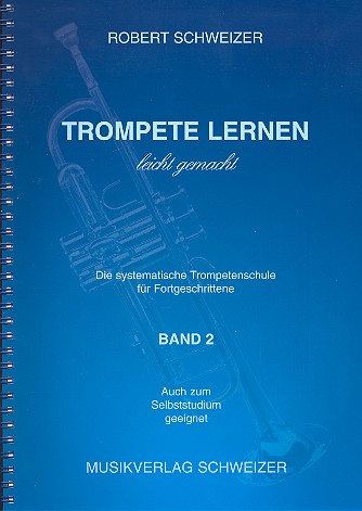 Trompete lernen leicht gemacht Band 2 - B-Notation