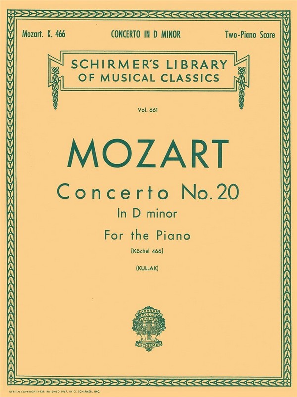 Concerto d-minor no.20 KV466