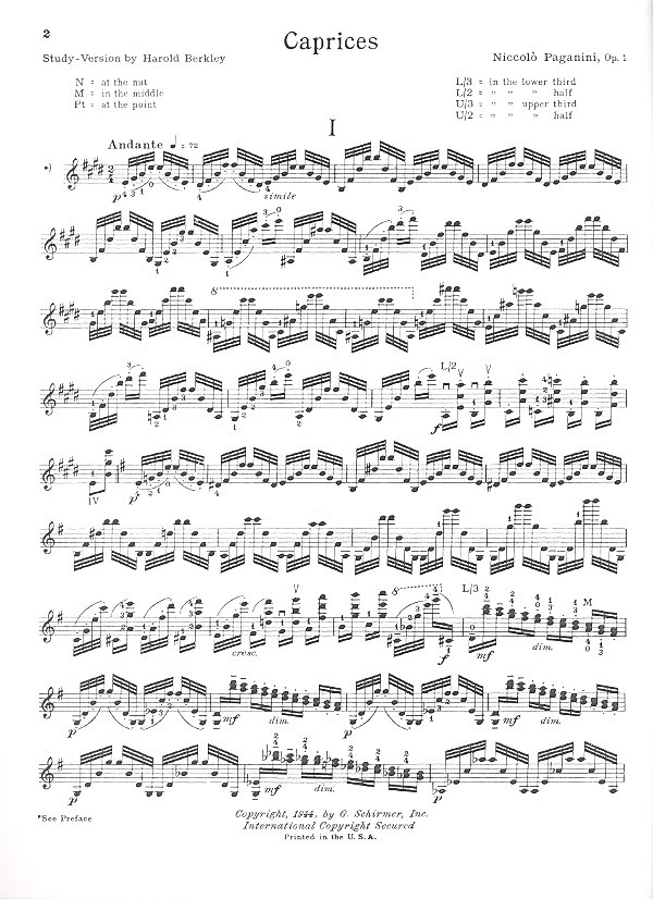 24 caprices op.1