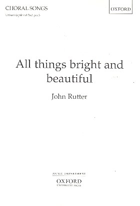 All Things bright and beautiful