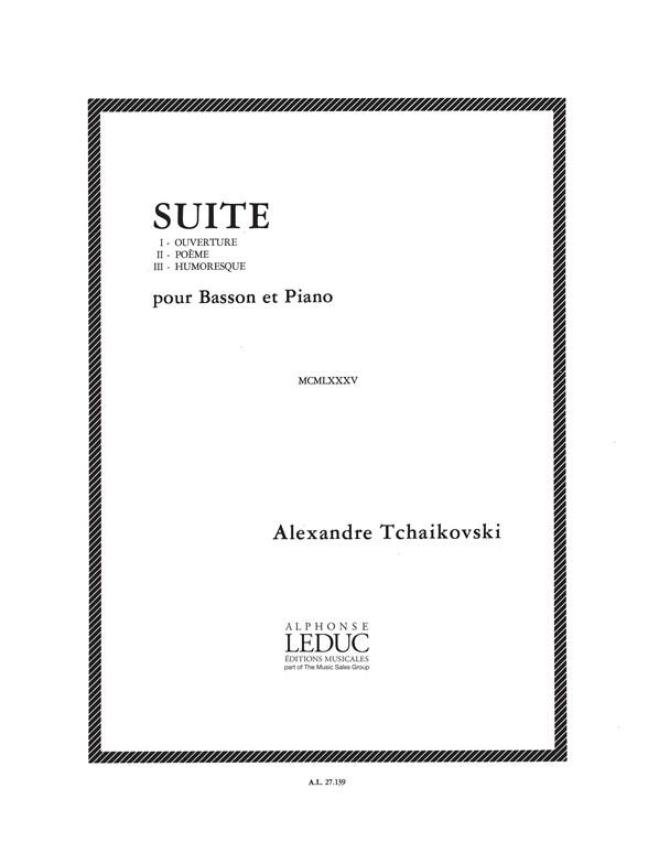 SUITE POUR BASSON ET