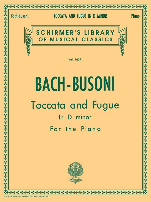 Toccata and Fugue d minor