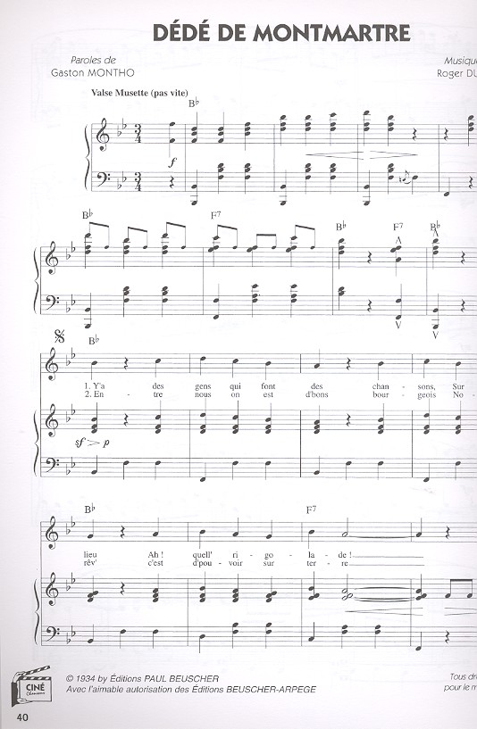 Cine chansons vol.3: songbook