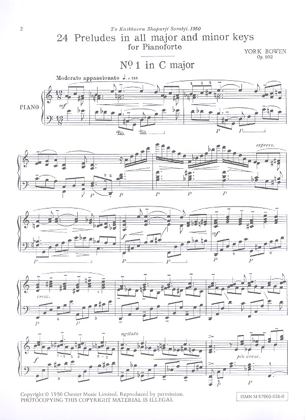 24 preludes in all major and minor keys op.102