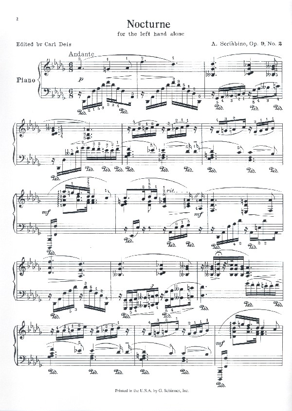 Nocturne op.9,2 for the