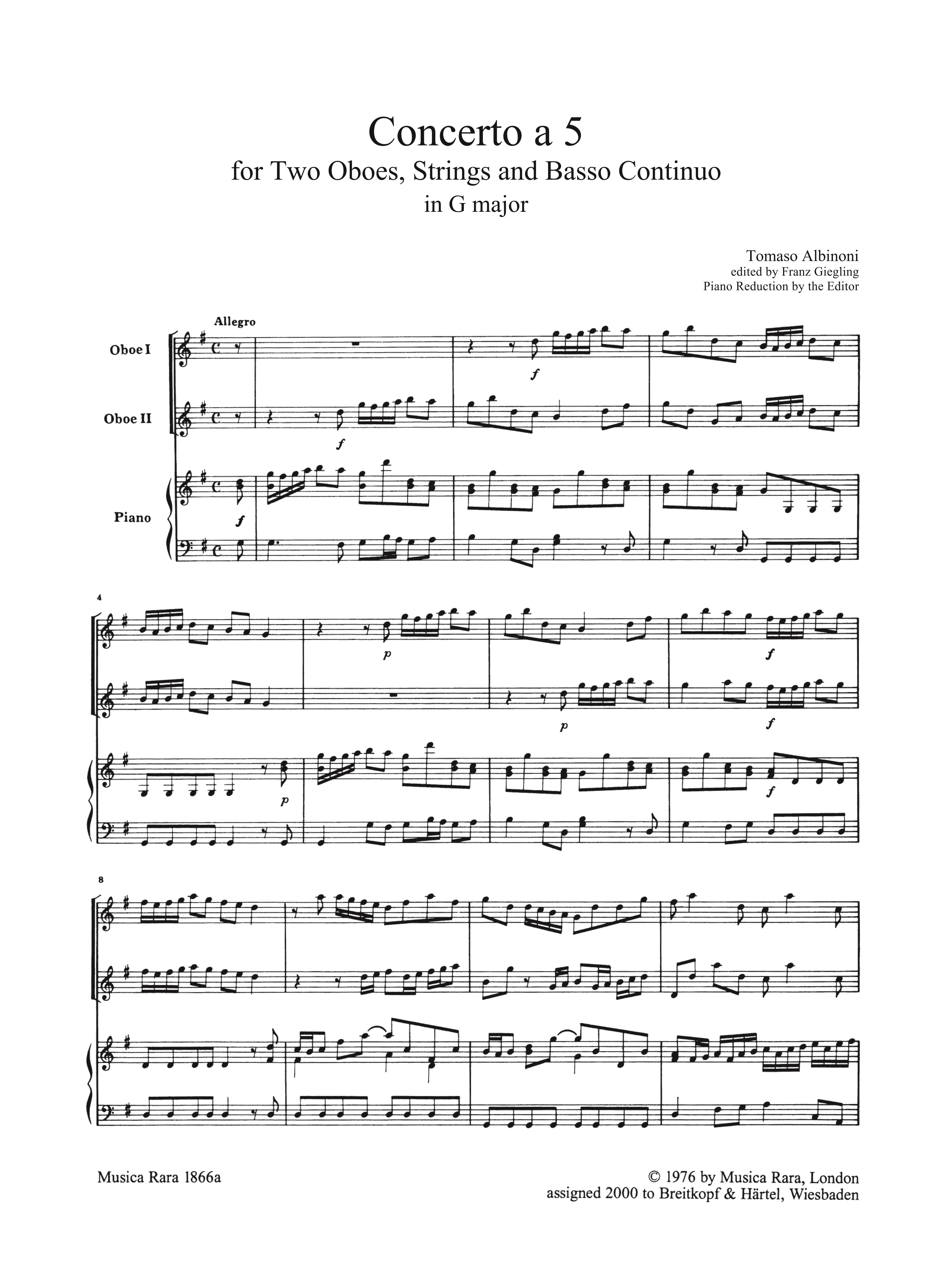 Concerto à 5 op.9,6