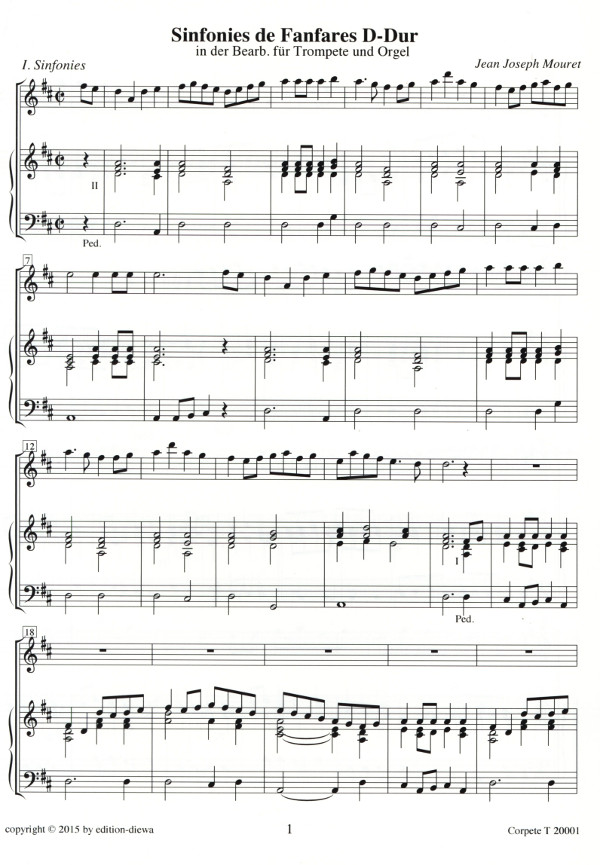 Sinfonies de fanfares D-dur