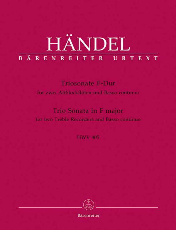 Triosonate F-Dur HWV405
