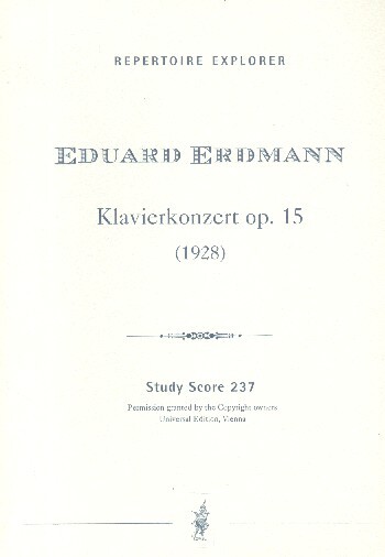 Konzert op.15 für