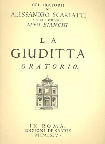 La Giuditta Partitur