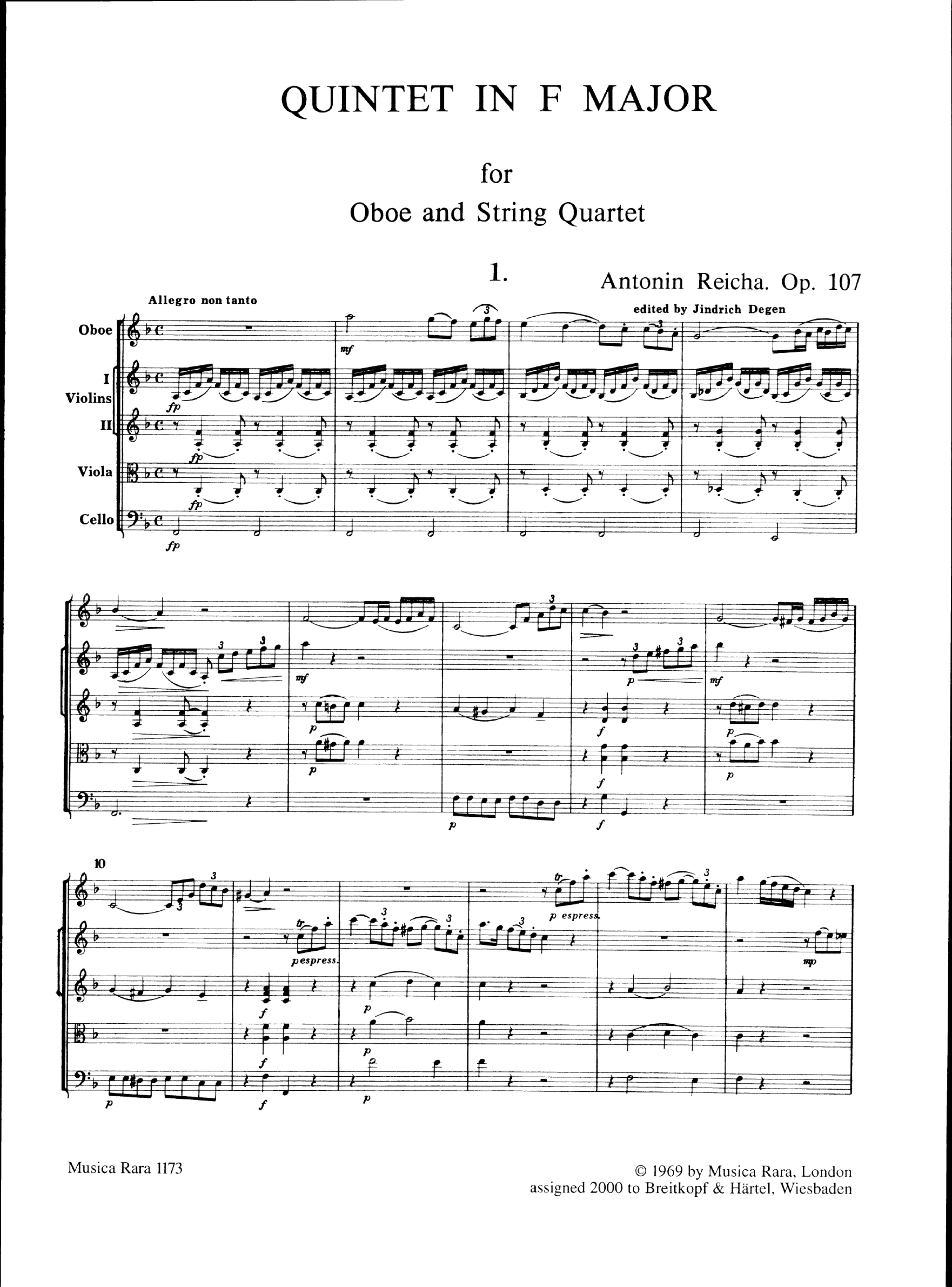 Quintett F-Dur op.107