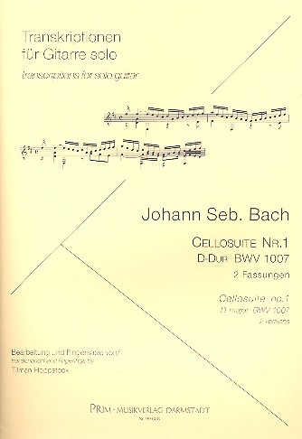 Cellosuite D-Dur Nr.1 BWV1007
