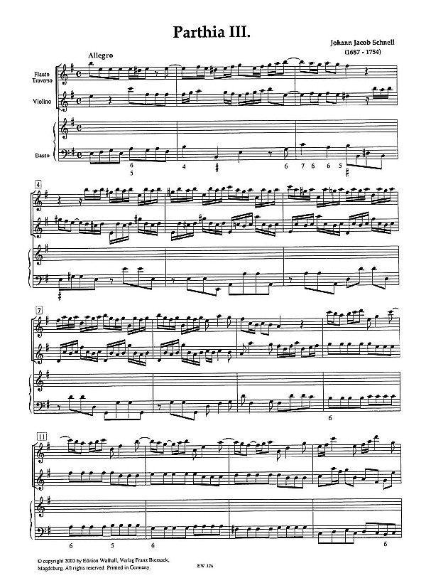 Kleine angenehme Tafelmusik op.7 Bd.2 (Nr.3-5)