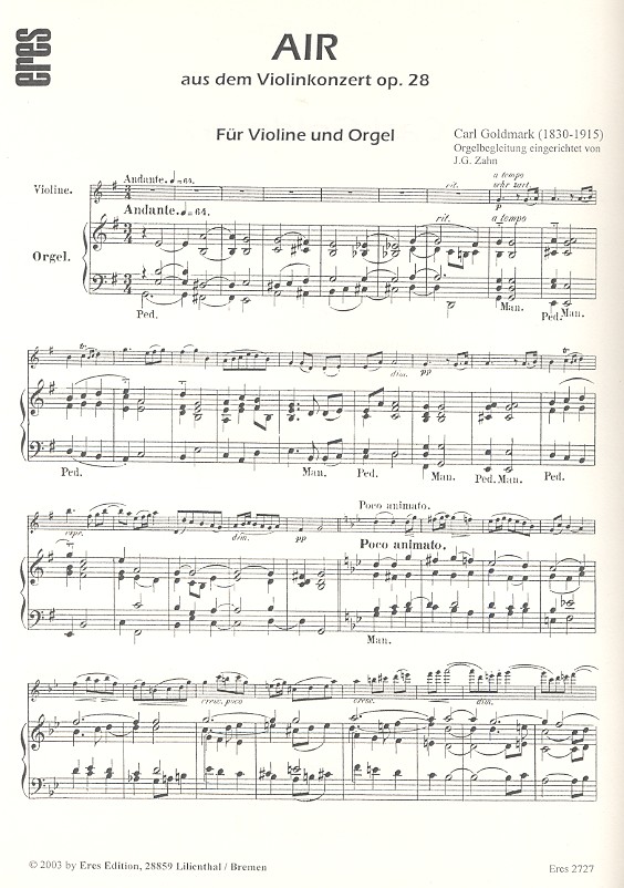 Air aus dem Violinkonzert op.28
