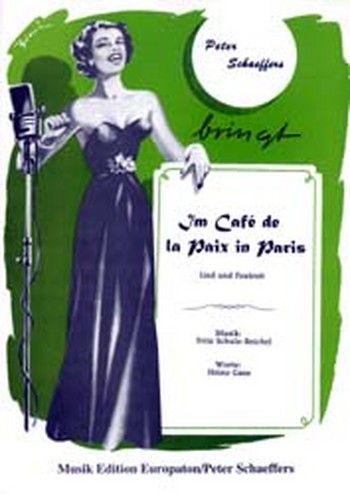 Im Cafe de la Paix in Paris: