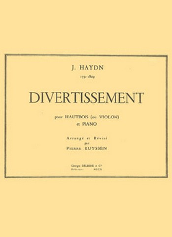 Divertissement pour haut-