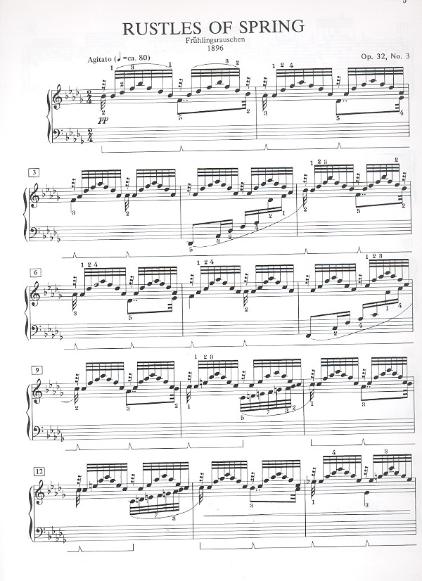 Rustles of Spring op.32,3