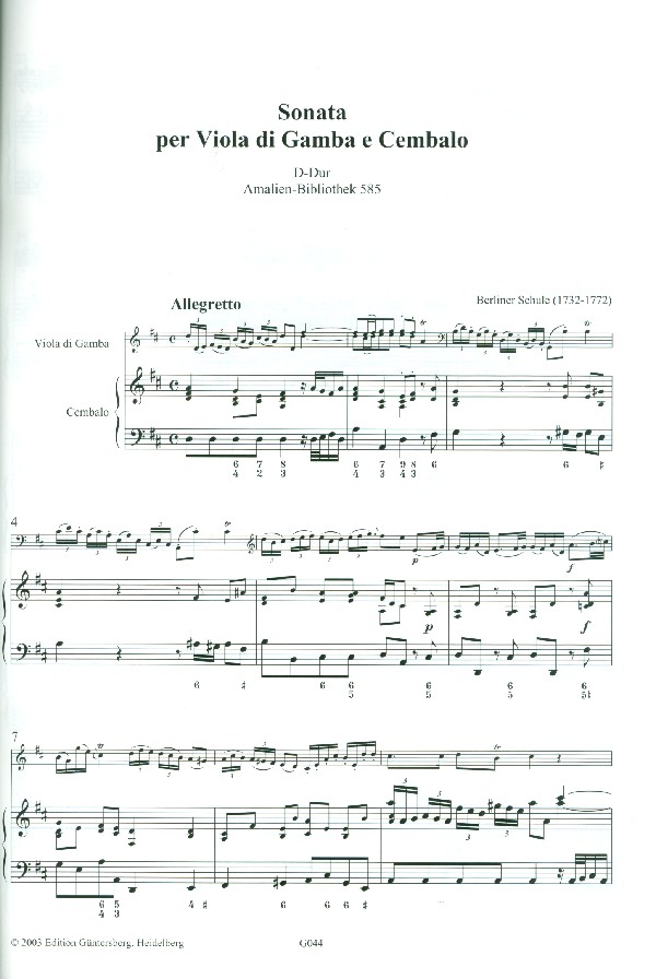 Sonata D-Dur per viola