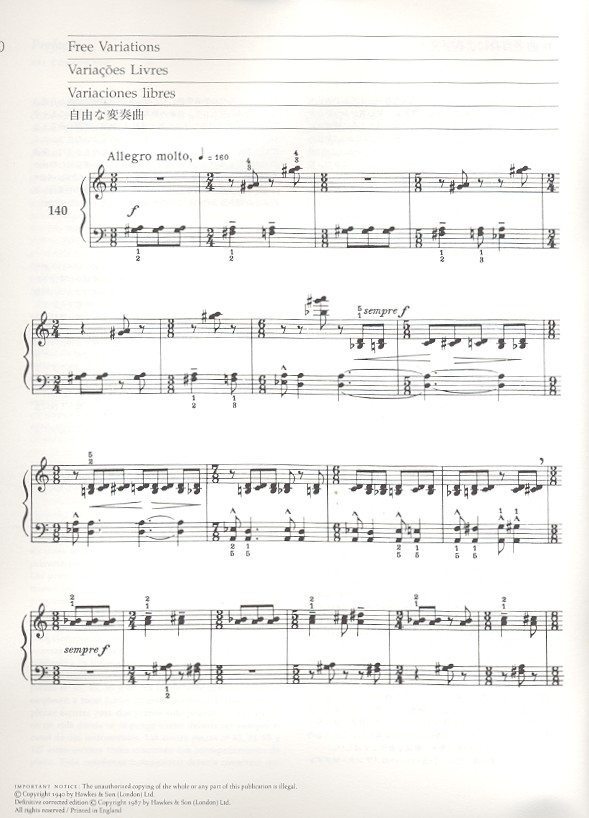 Mikrokosmos vol.6 (nos.140-153)