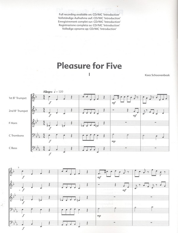 Pleasure for Five für