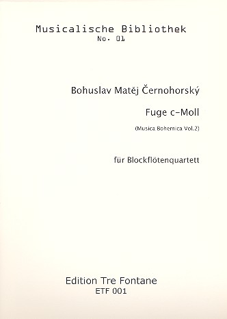 Fuge c-Moll für 4 Blockflöten