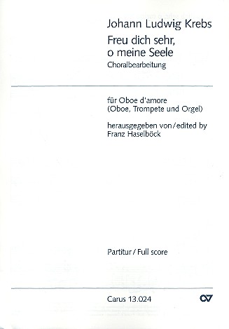 Freu dich sehr, o meine Seele