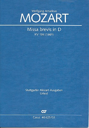 Missa brevis D-Dur KV194