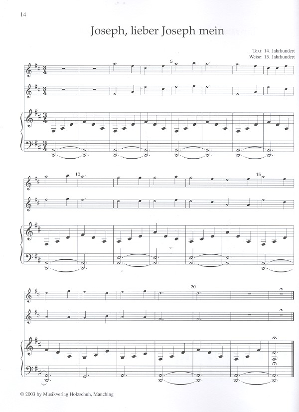 Weihnachtliches Musizieren