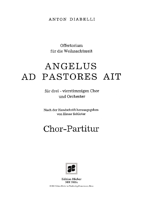 ANGELUS AD PASTORES AIT OFFERTORIUM