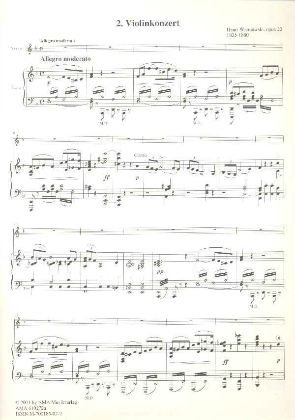 Konzert d-Moll Nr.2 op.22 