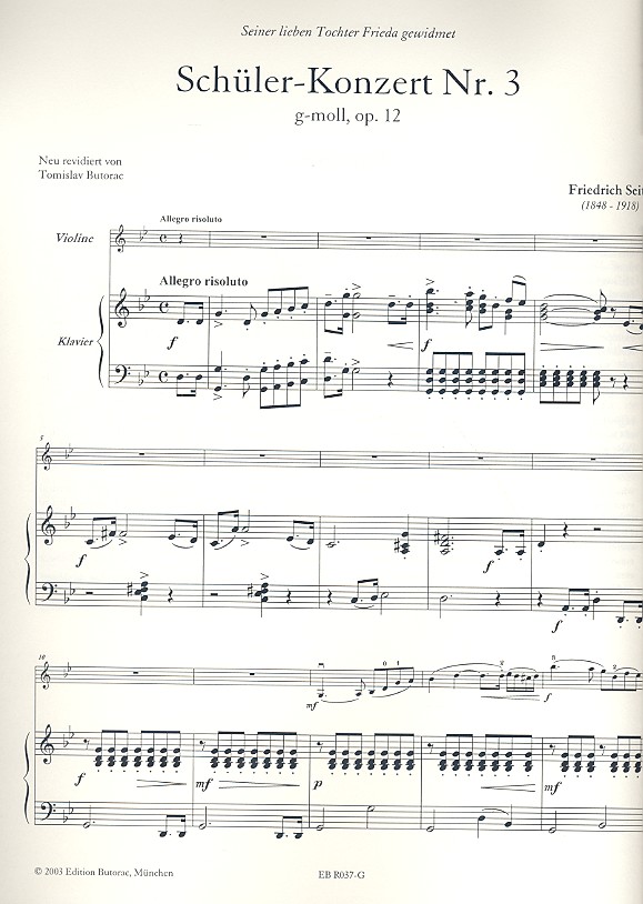 Konzert g-Moll Nr.3 op.12