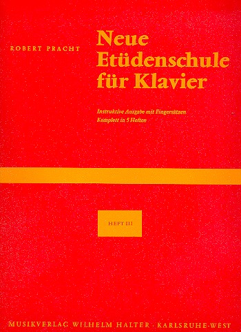 Neue Etüdenschule Band 3