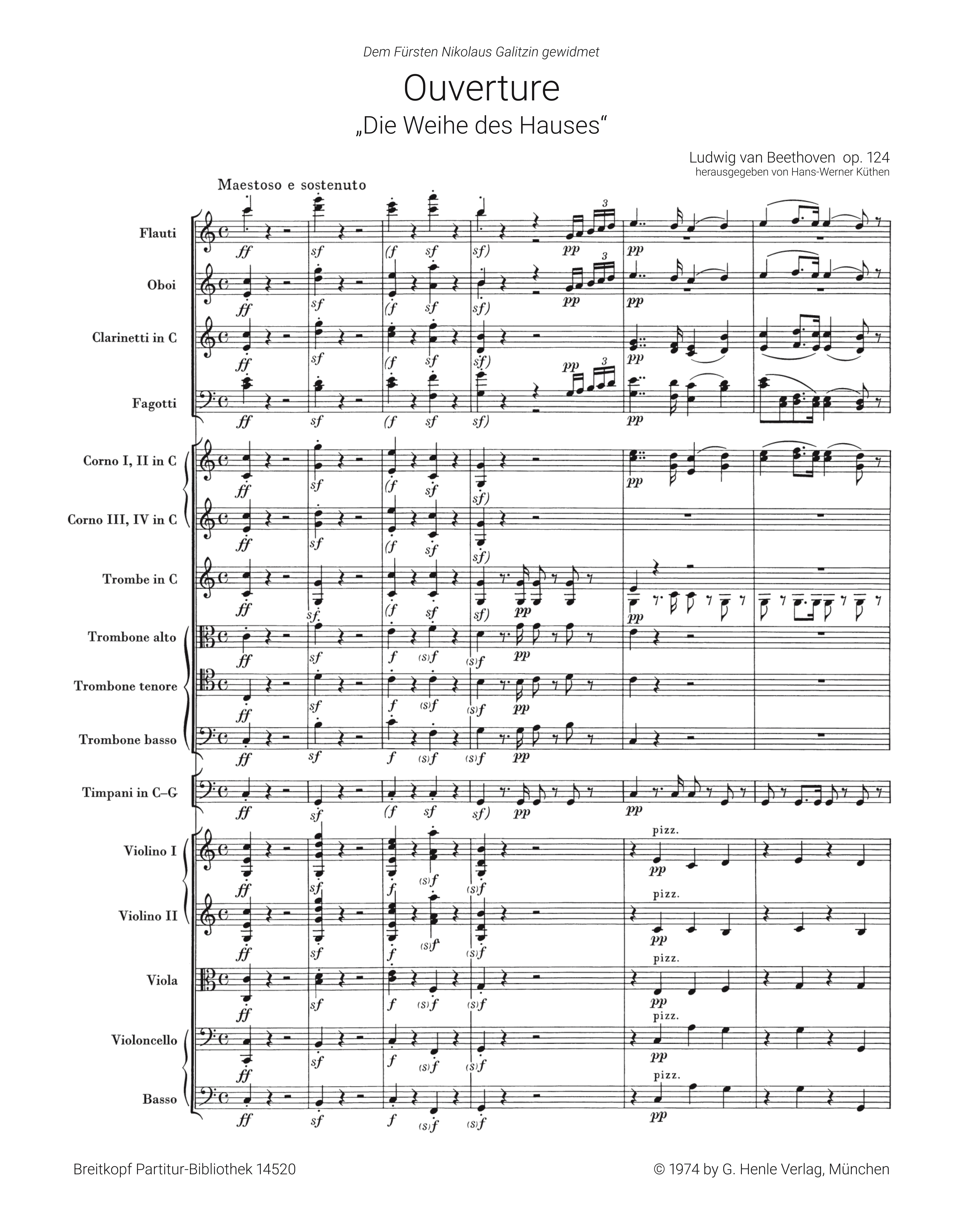 "Die Weihe des Hauses" op.124 - Ouvertuere