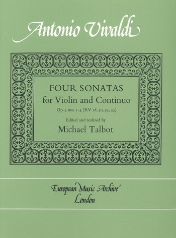 4 Sonatas op.5,1-op.5,4