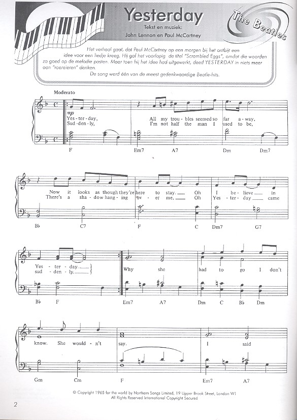 De mooiste Popsongs vol.1: