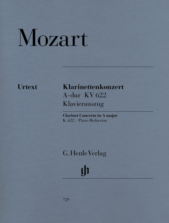 Konzert A-Dur KV622 für Klarinette und Orchester