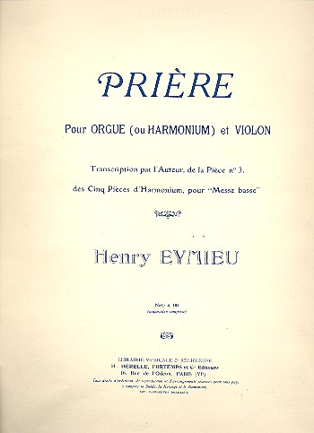 Prière op.161