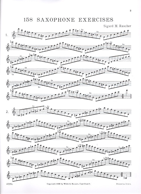 158 saxophone exercises