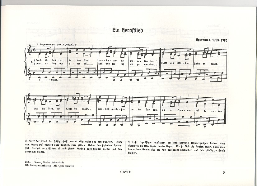 Alte und neue Musik zum Singen und Spielen