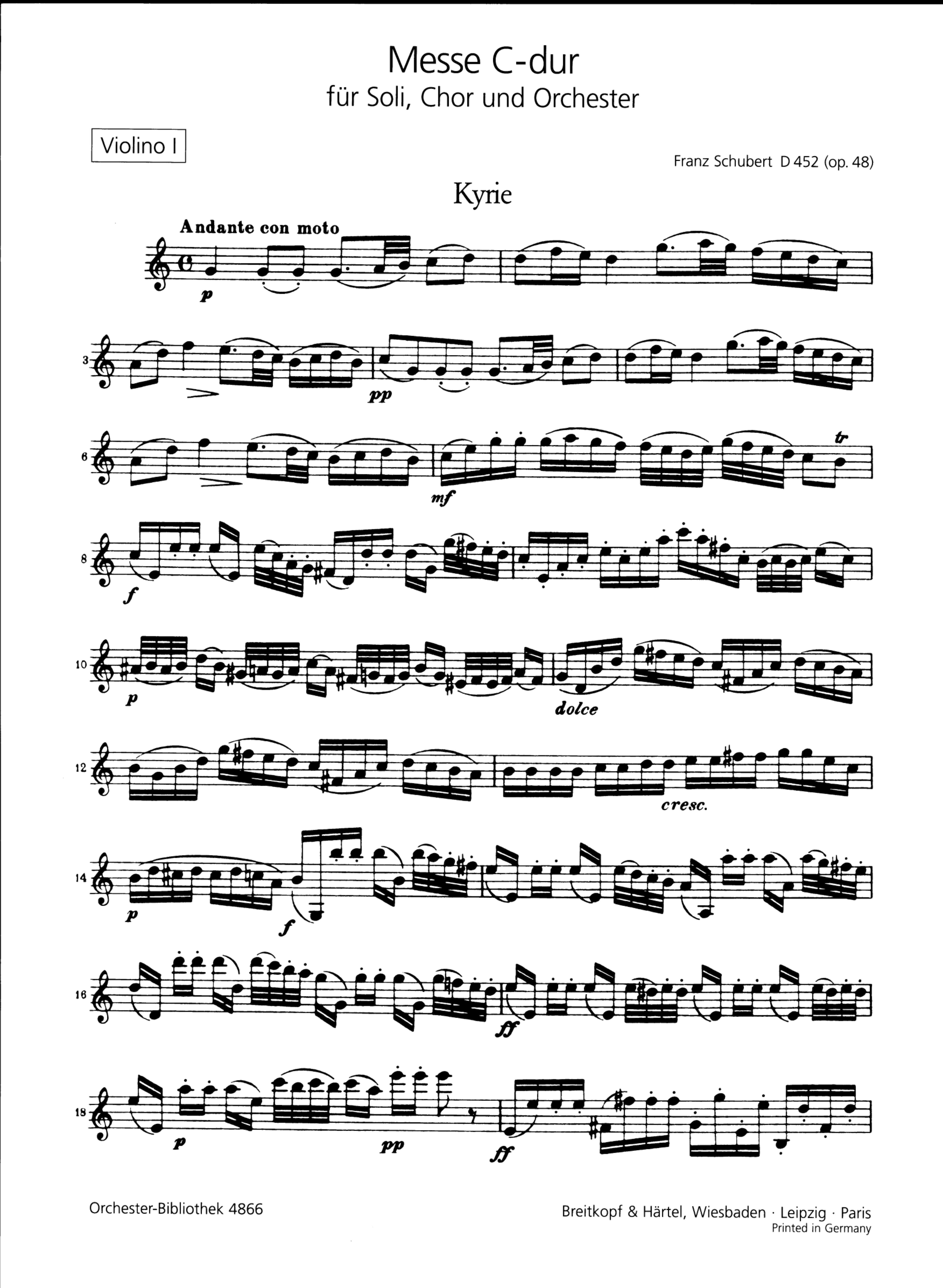 Messe C-Dur op.48 D452