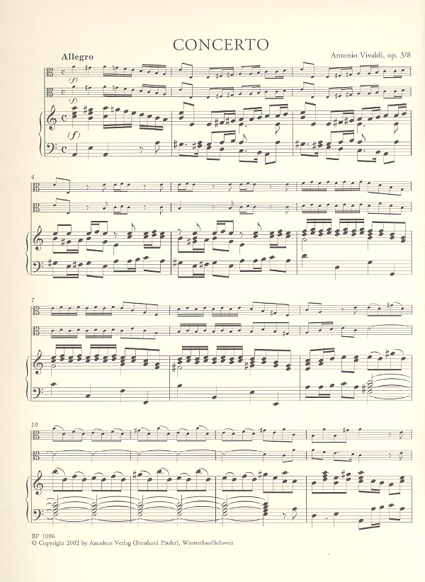 Concerto a-Moll op.3,8