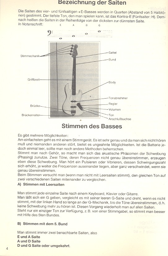 Baßtrainer Band 1: Schule
