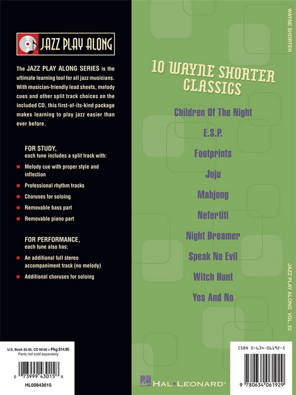 10 Wayne Shorter Classics (+CD):