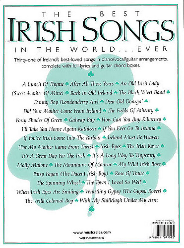 The best Irish Songs in the World: