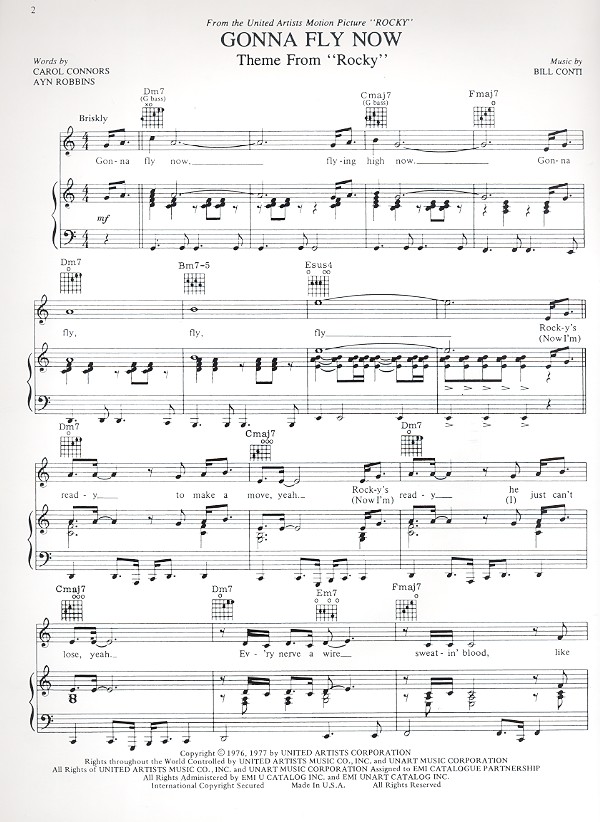 Gonna fly now: Theme from Rocky