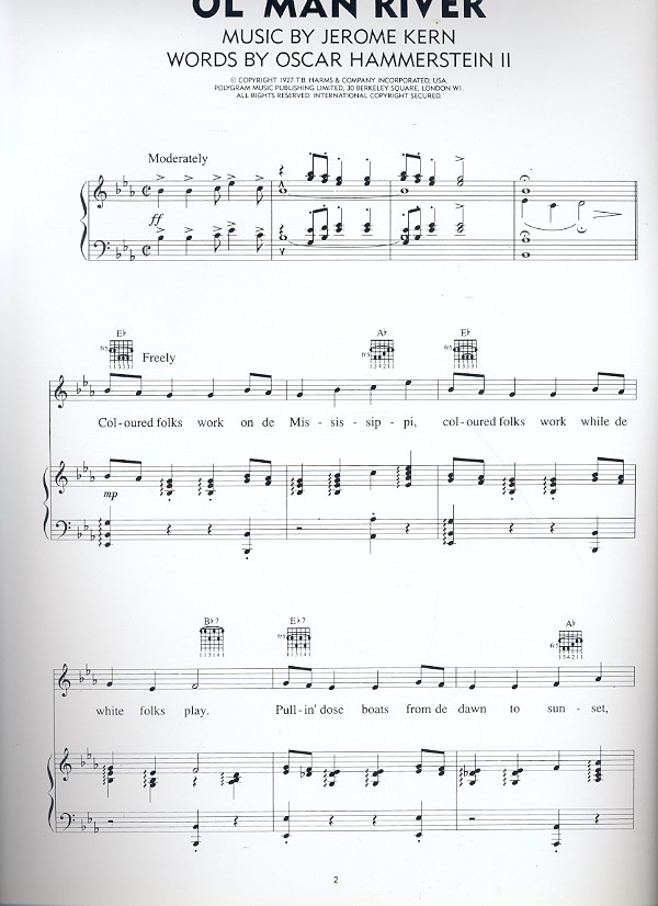 Ol' Man River: Einzelausgabe