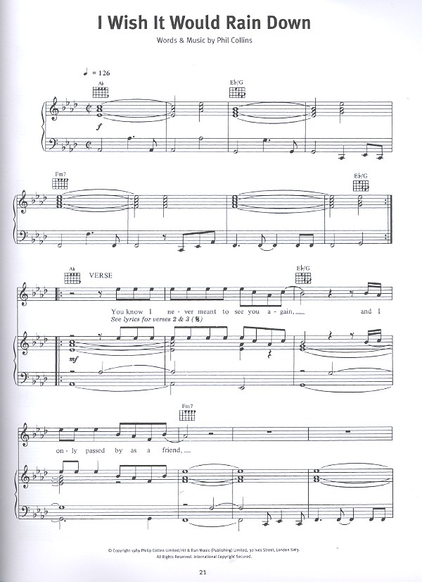 Phil Collins Hits: Songbook